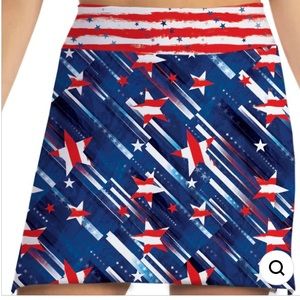 Skort Obsession patriotic 4th of July skort. NWT size XL